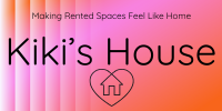Logo for Kiki’s House, an online magazine for UK renters featuring interior decor inspiration.